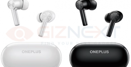 OnePlus Buds Z2 -kuulokkeet ovat tulossa valkoisena ja mustana. Kuva: GizNext.