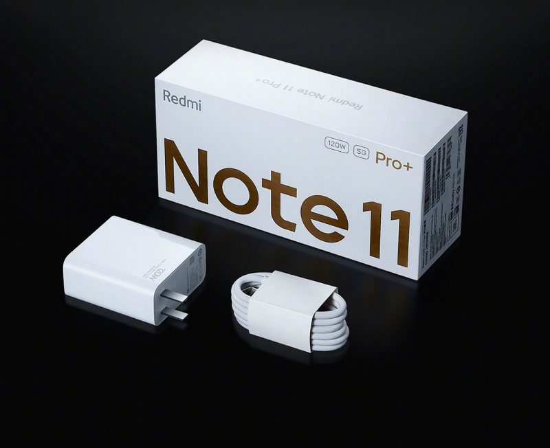 Redmi Note 11 Pro+ sisältää tuen 120 watin pikalataukselle.