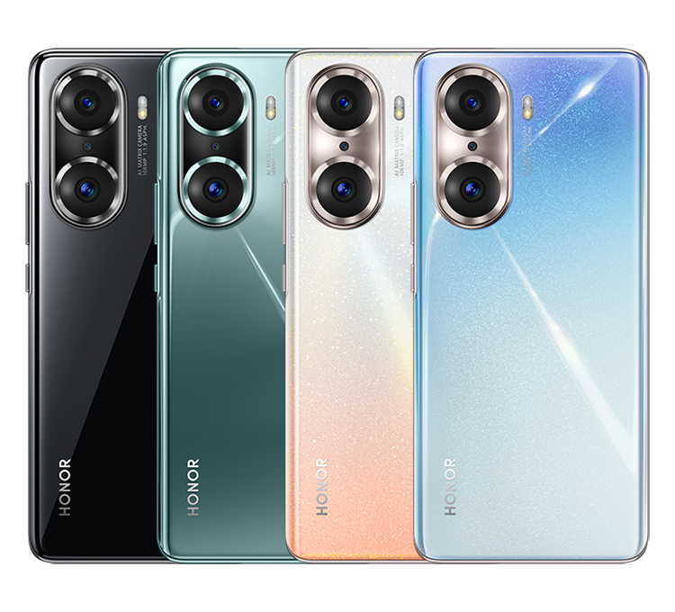 Honor 60:n ja Honor 60 Pron värivaihtoehdot.