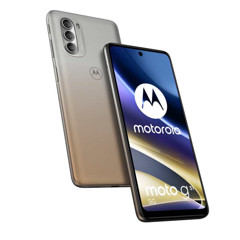 Motorola Moto G51 5G, Bright Silver.
