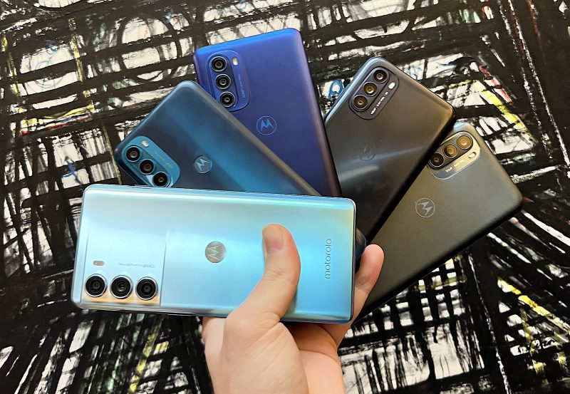 Motorolan uudet Moto G -sarjan älypuhelimet Moto G200 5G, Moto G71 5G, Moto G51 5G, Moto G41 ja Moto G31.