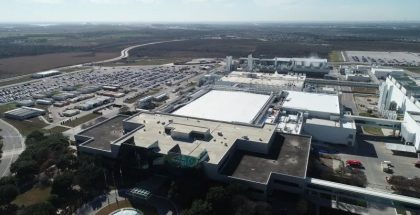 Samsungin nykyinen Austinin tehdas Teksasissa. Uudesta laitoksesta on tulossa vielä mittavampi.