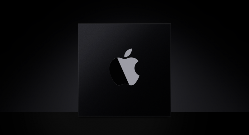 Apple Silicon logo.