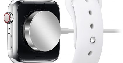 Apple Watch Series 4 latauksessa.