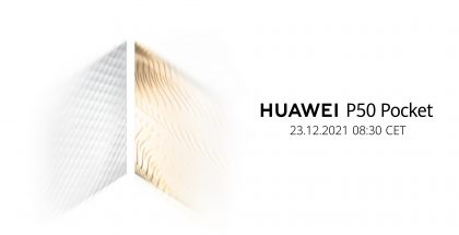 Huawei P50 Pocket julkistetaan 23. joulukuuta.