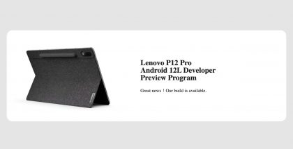 Android 12L on nyt sovelluskehittäjien saatavilla Lenovo P12 Pro -tablettilaitteelle.