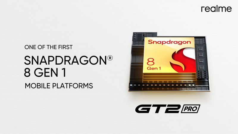 Realme GT 2 Pro on tulossa Snapdragon 8 Gen 1:llä.