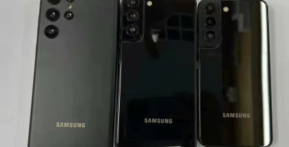 Samsung Galaxy S22 -älypuhelinten mallikappaleet. Kuva: Yogesh Brar / Twitter.