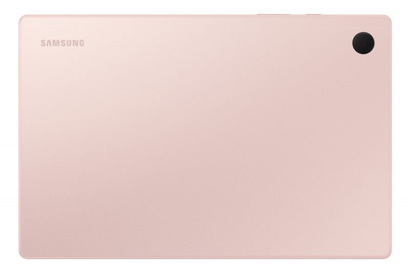 Samsung Galaxy Tab A8:n pinkki kulta värivaihtoehto.