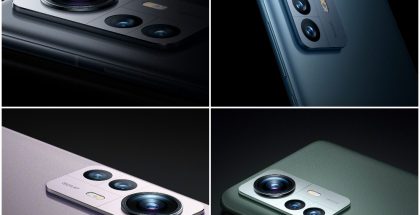 Xiaomi 12 Pron kamerat. Design vastaa pienempää Xiaomi 12 -sisarmallia.