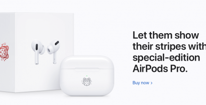 AirPods Pro -kuulokkeiden erikoisversiossa tiikeriemoji löytyy latauskotelosta ja myyntipakkauksesta.