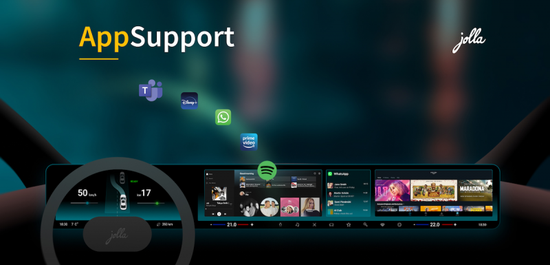 AppSupport on Jollan toinen tuote Sailfish-käyttöjärjestelmän rinnalle.