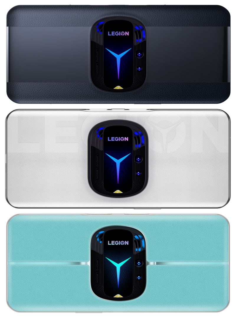 Lenovo Legion Phone 3 Pro takaa eri väreissä. Kuva: Evan Blass / Twitter.