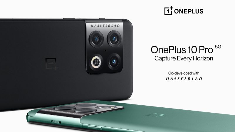 OnePlussan julkaisema kuva OnePlus 10 Prosta kahtena värivaihtoehtona.