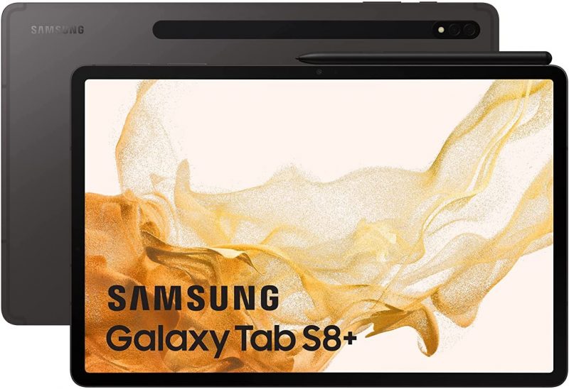 Samsung Galaxy Tab S8+, grafiitti. Kuva: Amazon.