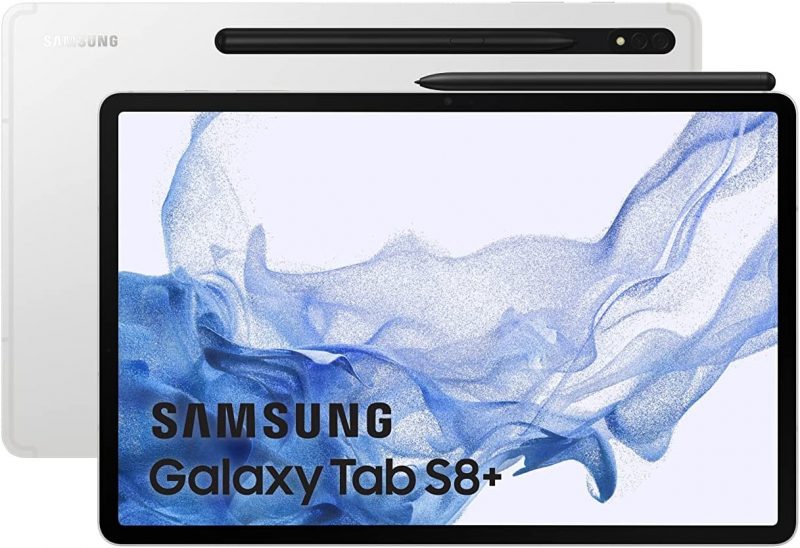 Samsung Galaxy Tab S8+, hopea. Kuva: Amazon.
