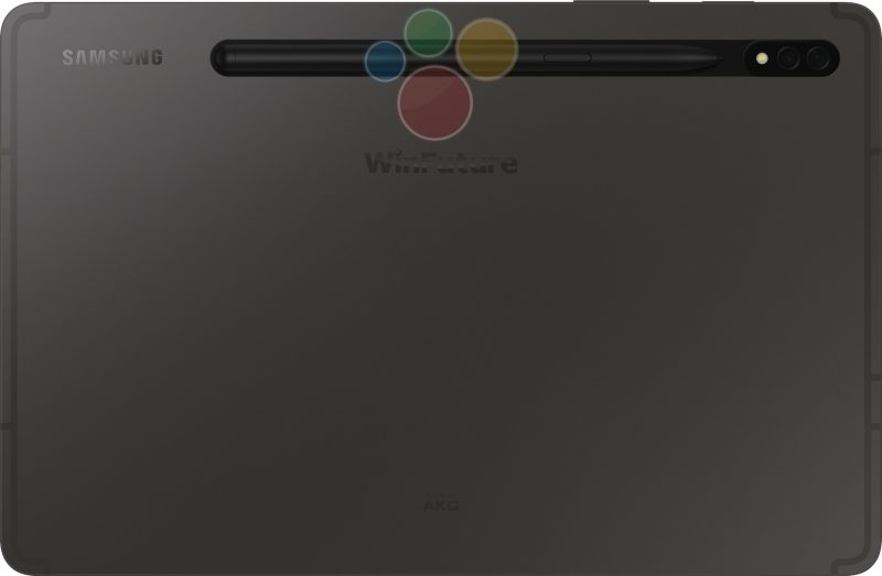 Samsung Galaxy Tab S8 takaa. Kuva: WinFuture.de.