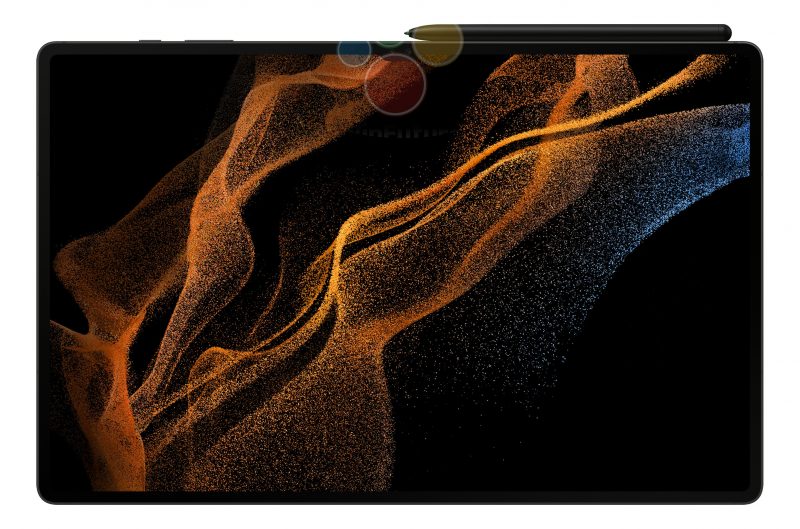 Samsung Galaxy Tab S8 Ultra edestä. Kuva: WinFuture.de.