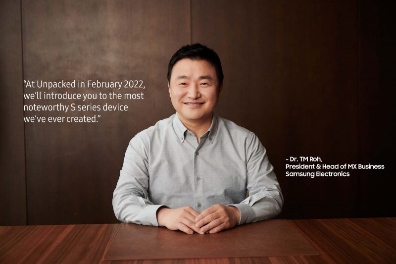 Samsungin mobiililiiketoiminnan johtaja TM Roh.