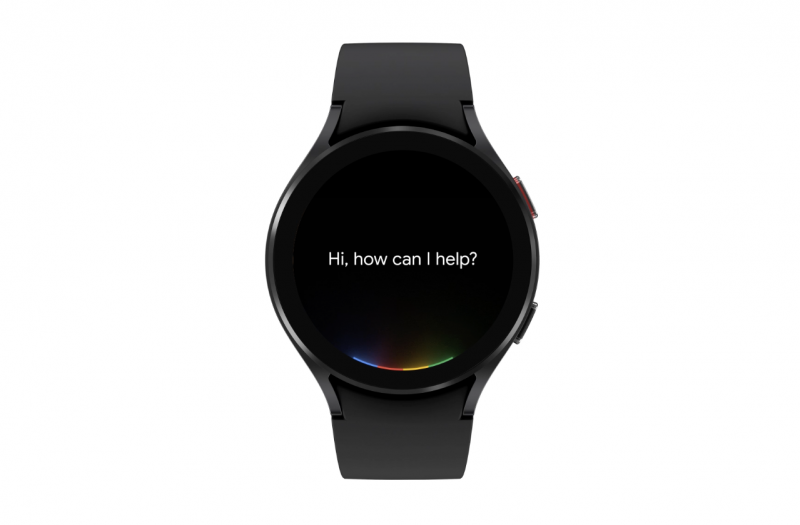 Google Assistant Samsung Galaxy Watch4 -älykellossa.