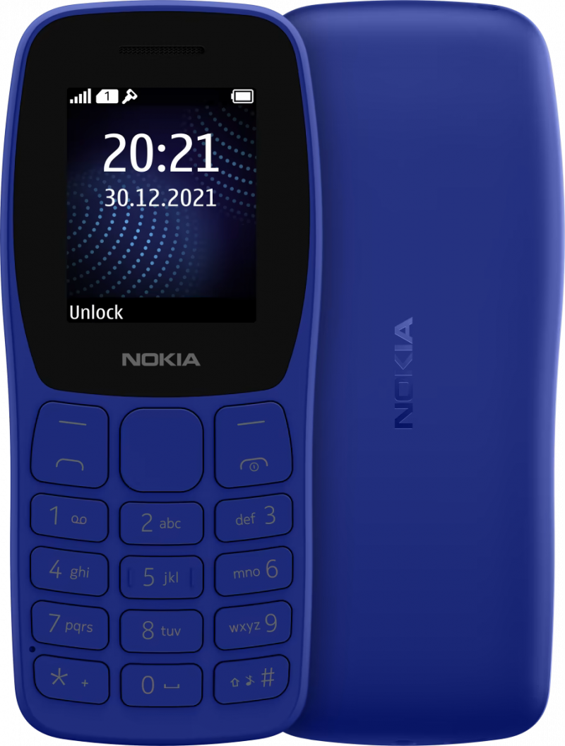 Nokia 150 Africa Edition sinisenä värinä.