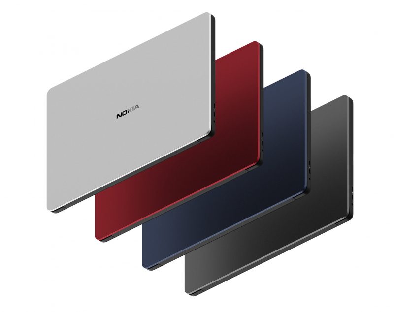 Nokia PureBook Pro eri väreissä.