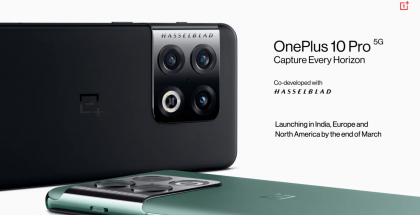 OnePlus 10 Pro -lanseeraus Euroopassa tapahtuu maaliskuun loppuun mennessä.