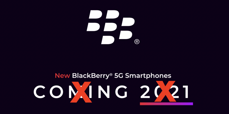 OnwardMobility lupasi aiemmin BlackBerry 5G -älypuhelinten saapumista 2021. Lupaus ei pitänyt, ja lopulta yhtiön yritys palauttaa BlackBerry-puhelimet markkinoille jäi toteutumatta kokonaan.