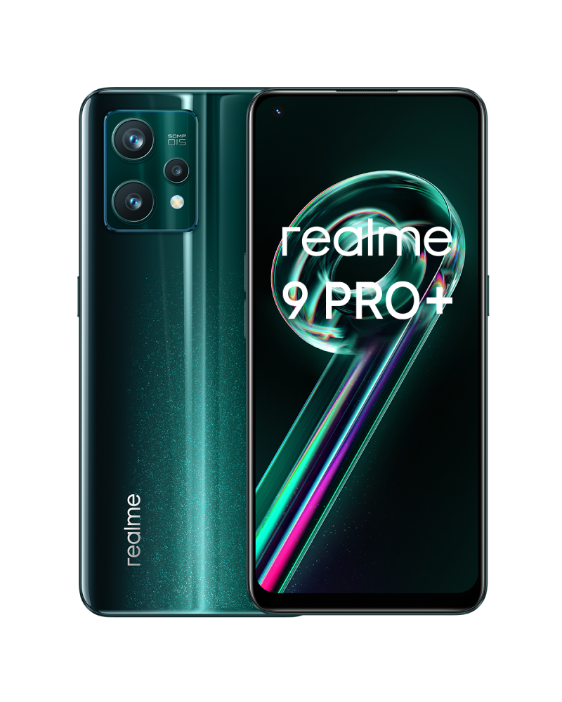 Realme 9 Pro+, Aurora Green.