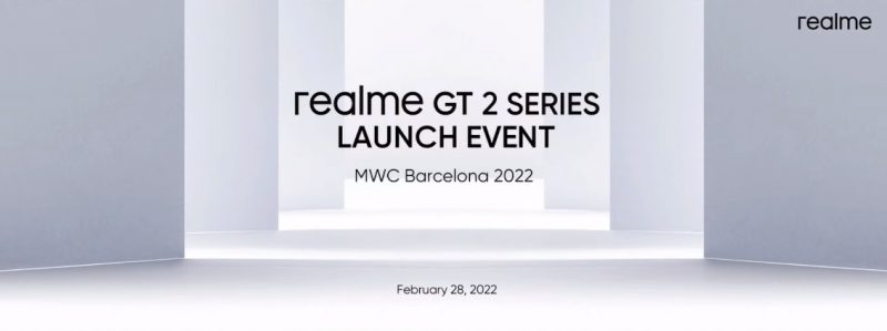 Realme GT 2 -sarja julkistetaan Euroopan markkinoille 28. helmikuuta.