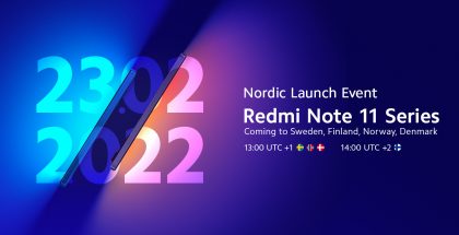 Redmi Note 11 -sarjan Pohjoismaiden lanseeraus on ohjelmassa 23. helmikuuta.