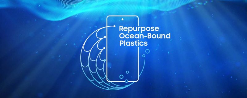 Samsung hyödyntää merestä kerättyä muovia.