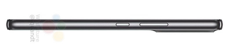 Samsung Galaxy A53 5G sivulta mustana värivaihtoehtona. Kuva: WinFuture.de.