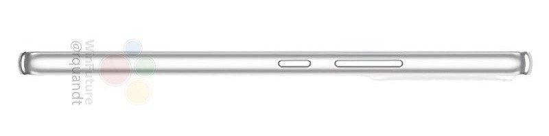 Samsung Galaxy A53 5G sivulta valkoisena värivaihtoehtona. Kuva: WinFuture.de.