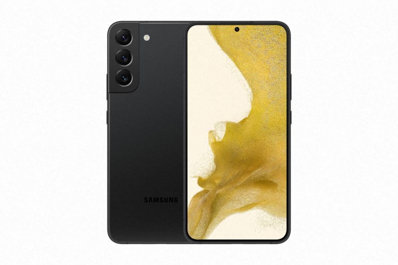 Samsung Galaxy S22+ mustana.