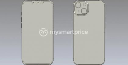 iPhone 14 ei ole tuomassa juuri lainkaan design-uudistuksia, jos nyt julkaistut mallinnokset pitävät kutinsa. Kuva: MySmartPrice.