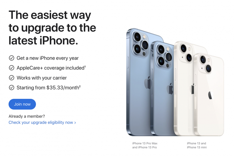 Yhdysvalloissa tarjottu iPhone Upgrade Program on jo muistuttanut hieman laitteen ostamista palveluna.