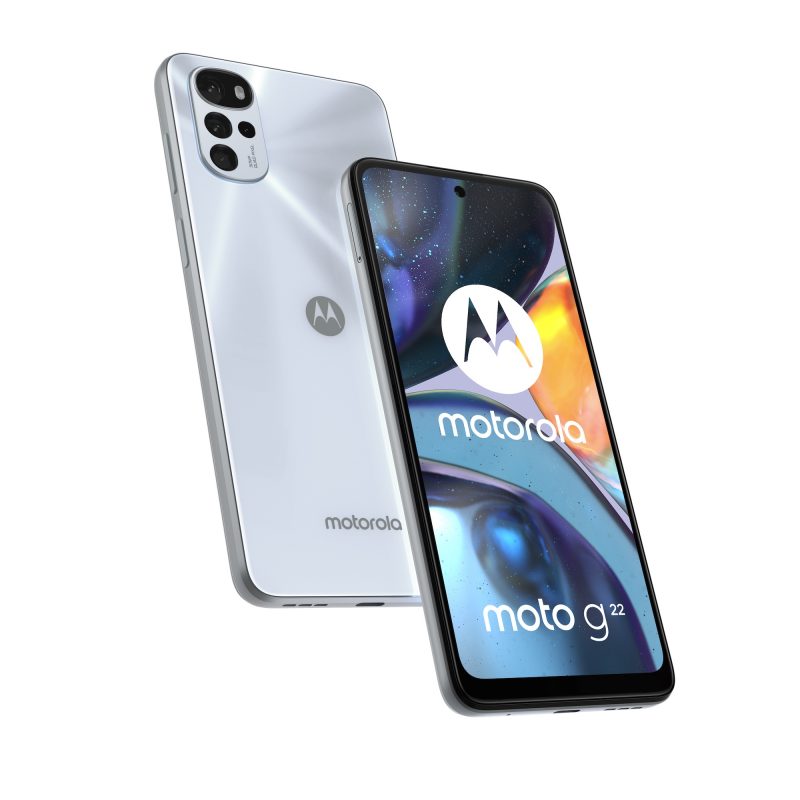 Motorola Moto G22, Pearl White.
