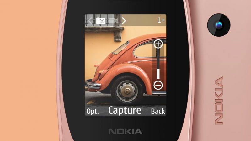 Nokia 110:ssä on kamera.
