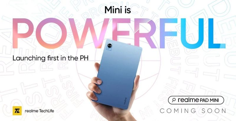Realme Pad Mini esitellään ensin Filippiineillä.