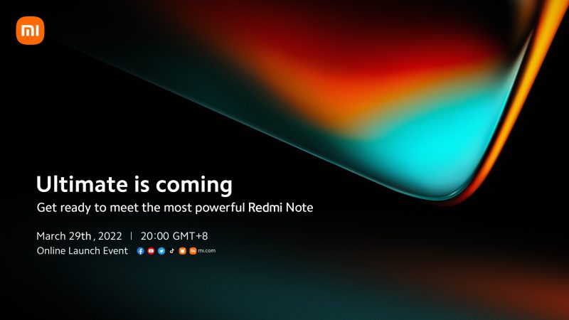 Xiaomi kertoi ultimaattisesta julkistuksesta Redmi Note -sarjassa 29. maaliskuuta.