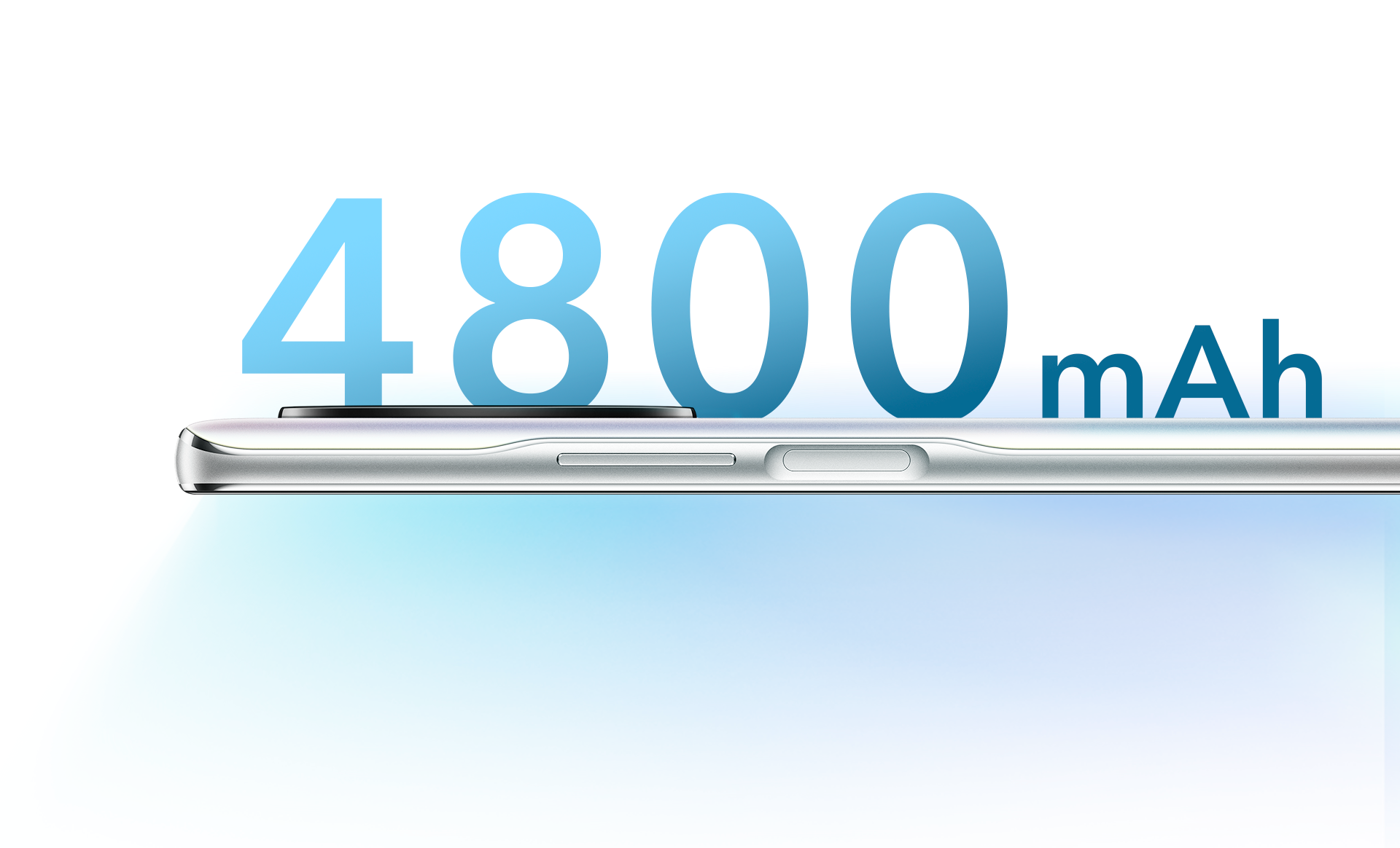 Honor Magic4 Lite 5G:ssä on suuri 4 800 milliampeeritunnin akku.