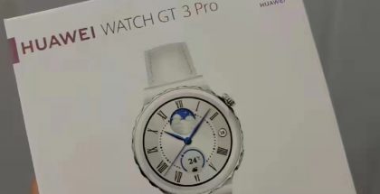 Huawei Watch GT 3 Pro -älykellon myyntipakkaus vuotokuvassa.