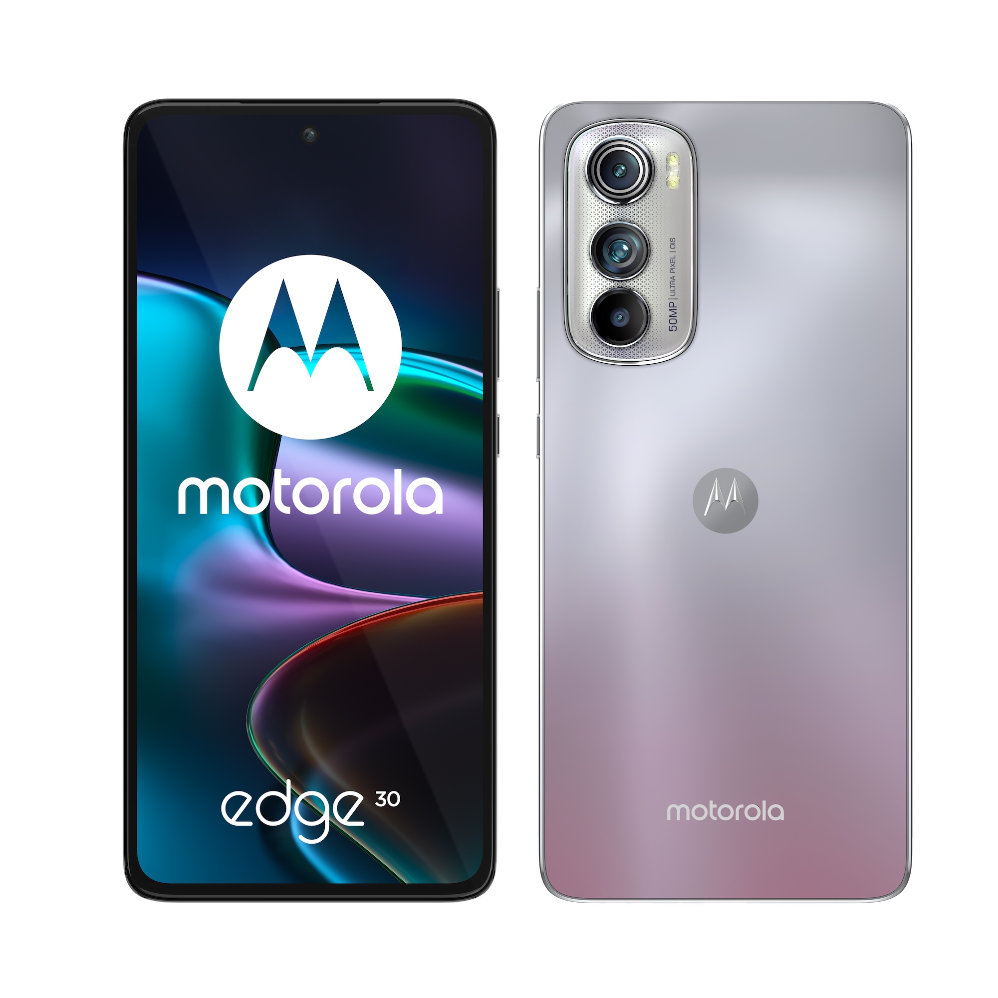 Motorola Edge 30, Supermoon Silver.