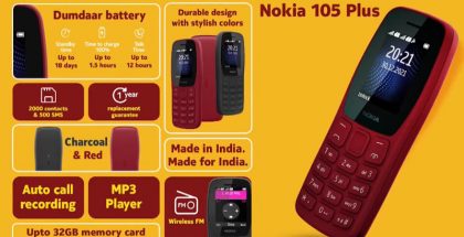 Nokia 105 Plus.