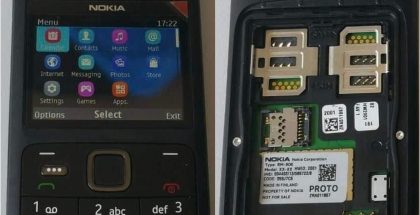 Nokia RM-806 -prototyyppi Dimitrios Vlachosin Twitterissä jakamissa kuvissa.