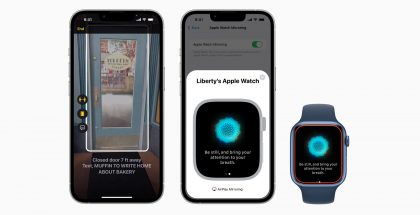 Applen uusia käyttöaputoimintoja ovat muun muassa ovien tunnistus (Door Detection) sekä Apple Watch Mirroring -ohjaus.