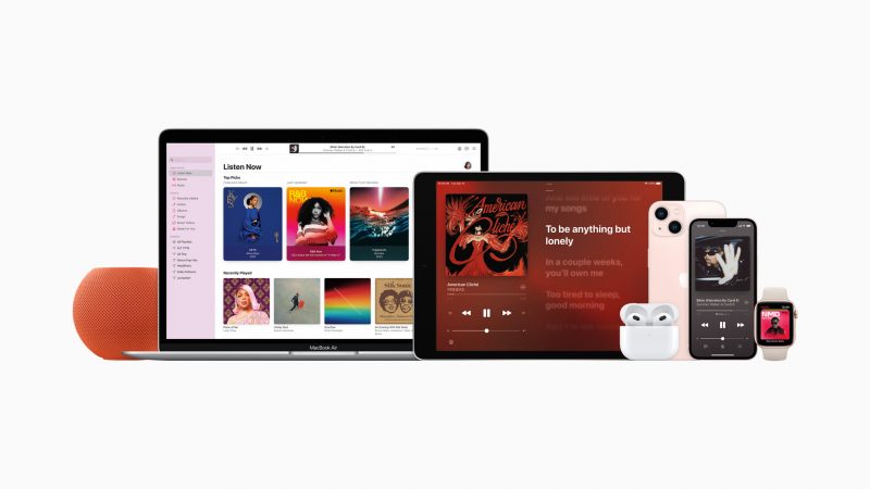 Apple tarjoaa yhä laajan valikoiman laitteita musiikin kuuntelemiseen.