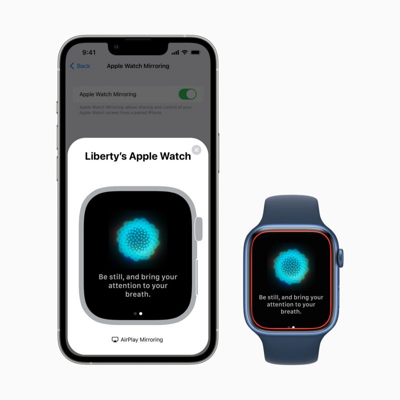 Apple Watchia voi jatkossa ohjata iPhonella ja sen käyttöaputoiminnoilla.