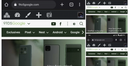 Google Chromen yläreunan toimintopalkkiin heti osoite/hakukentän oikealle puolelle on ilmestynyt uusi kuvake, joka voi olla yksi kolmesta vaihtoehdosta. Kuva: 9to5Google.